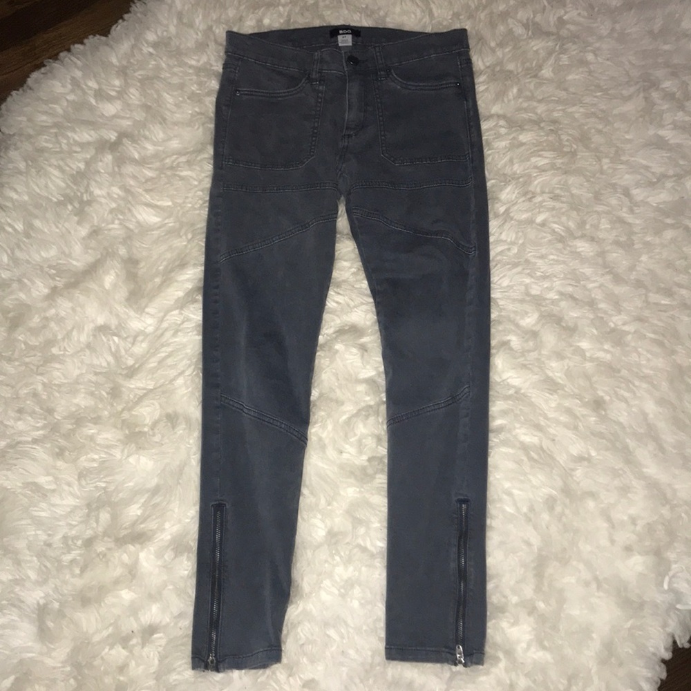 Gray/blue Urban Outfitters pants.